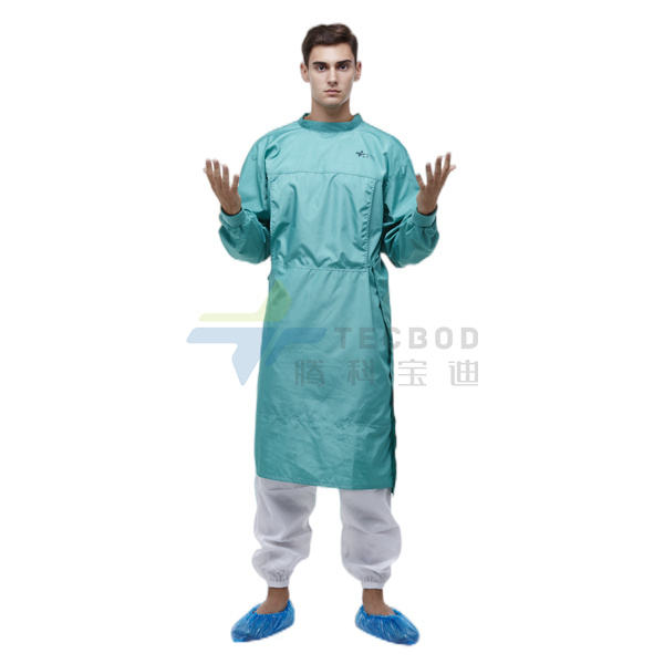 AAMI Level 3 Standard Hospital Uniform Reusable Surgical Gown Medical Antistatic Reinforced Polyester EOS Disinfecting Type