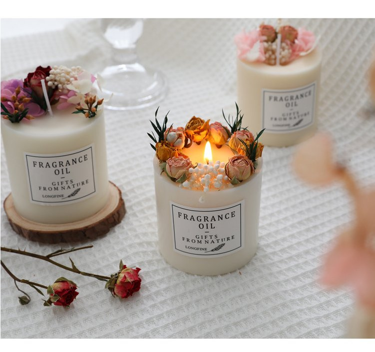 Halloween Home Decoration Beautiful Day Flower and Fruit in Aroma Candles