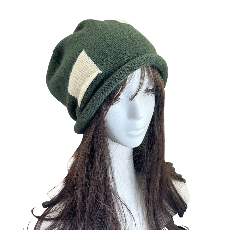 Hot Sale Stylish Classic Leisure Knitted Soft Warm Slouch Beanie Cap