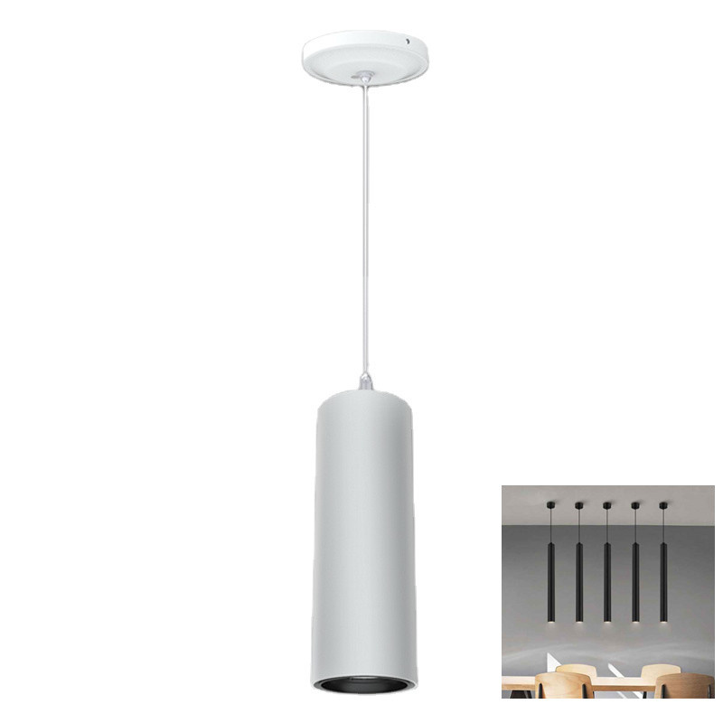 5 Year Warranty 7W LED Pendant COB LED Down Suspension Wire Light Ceiling Hanging Downlight for Hotel Home Shop