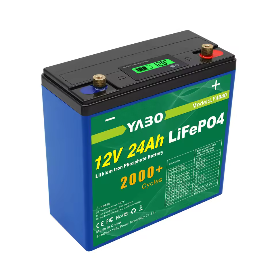 Fast Shipping Lithium Iron Phosphate Lifepo4 Battery Pack 12v 24ah Lithium Ion Batteries Pack For Solar Energy Storage Systems