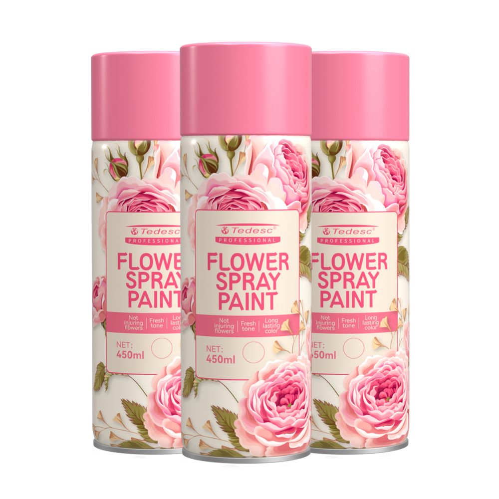 Low Odor Water Based Flower Spray Paint Artificial Fresh Flower Decoration Spray Paint