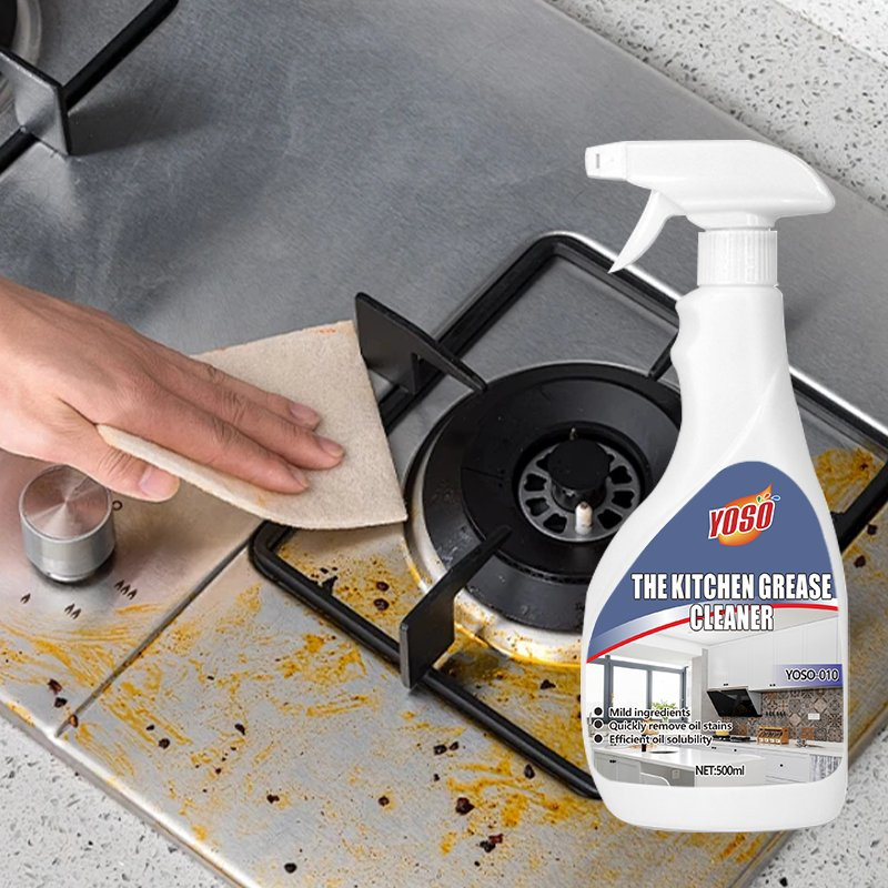 Powerful Kitchen Grease & Oil Stain Remover with Deep Penetrating Formula