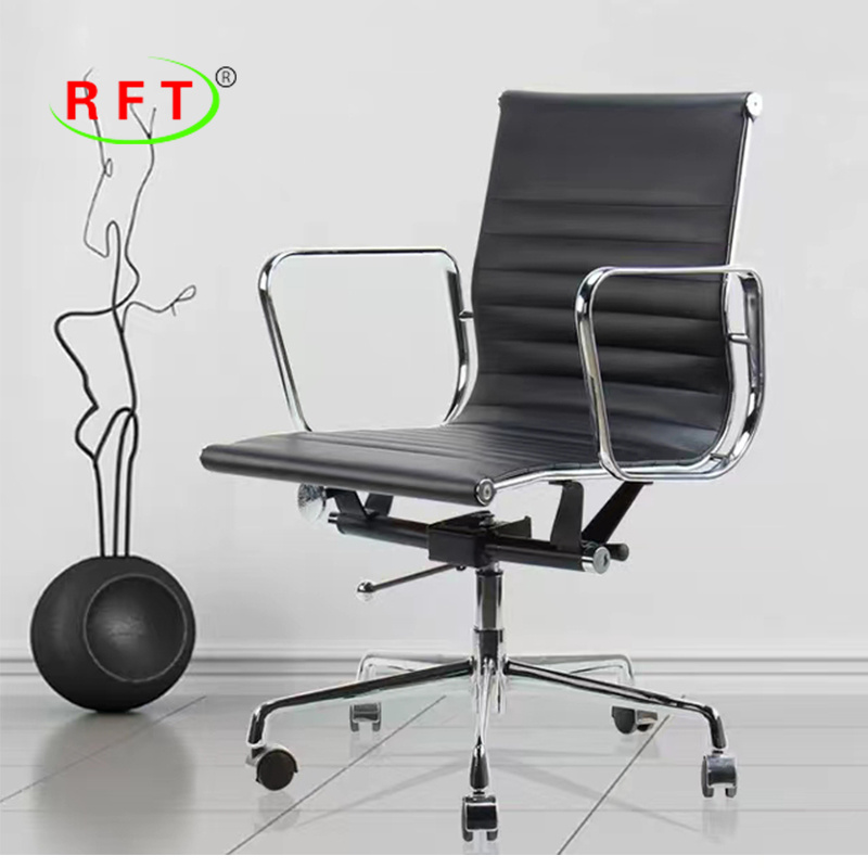 Best Seller Black PU Home Furniture Office Swivel Chair with Wheels