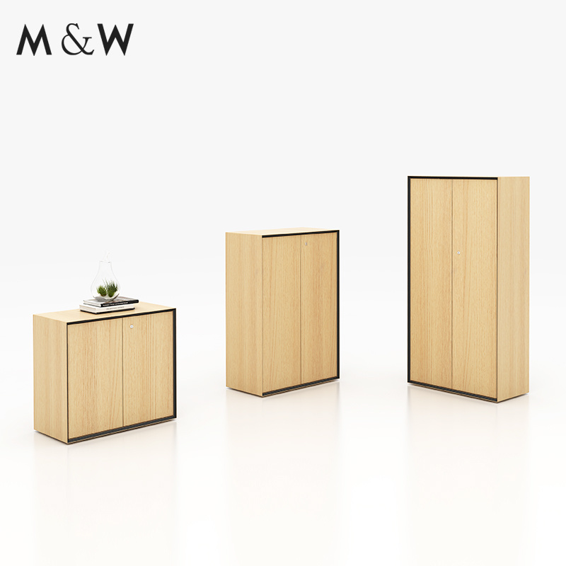 Foshan Steel Furniture No Handle Design Wood Cabinet Filing Storage