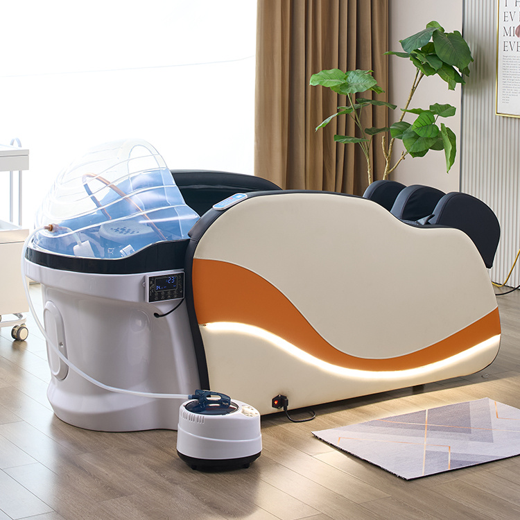 Nursing Salon Furniture Electric Massage Hair Wash Shampoo Chair Japanese Head SPA Bed