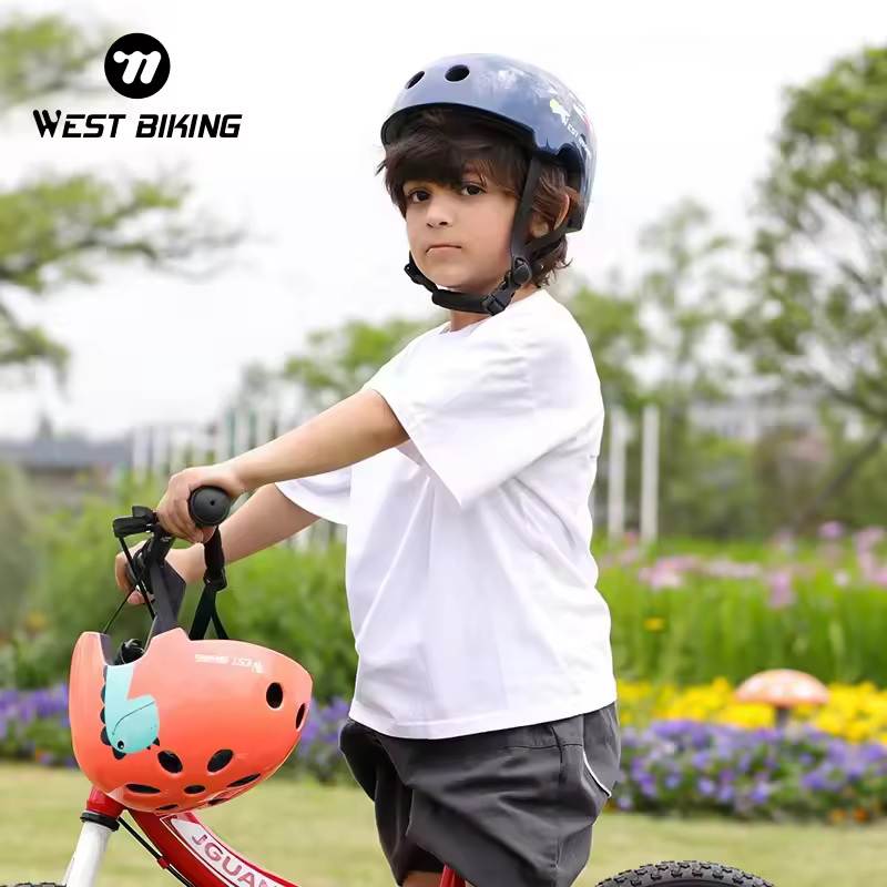 West Biking Ready To Ship Riding Children Bicycle Children's Helmet For 5-12 Year Kids Motorcycle Children