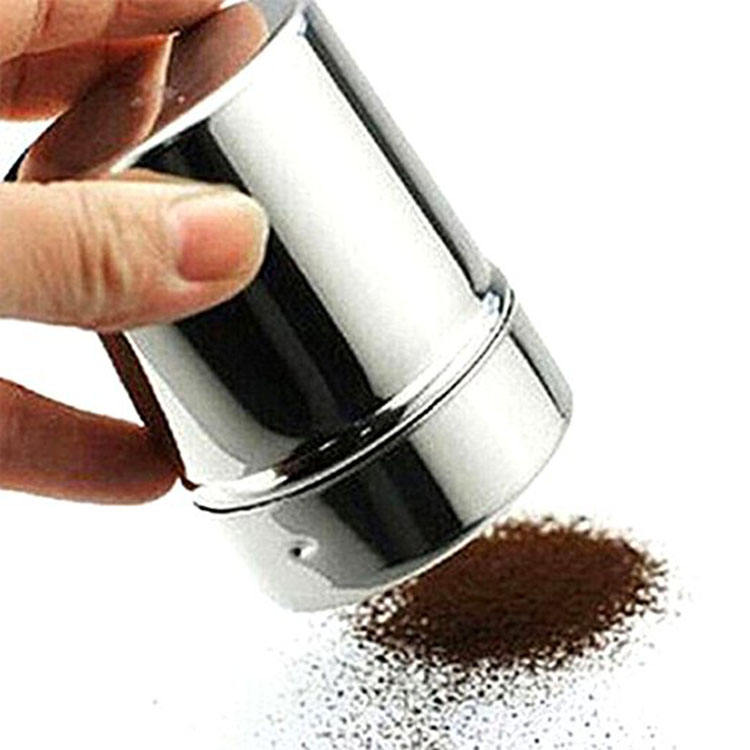 Online Best Sale 304 Stainless Steel Wire Mesh Seasoning Bottle Spice Metal Salt Sugar Pepper Spray Bottle Coffee Can