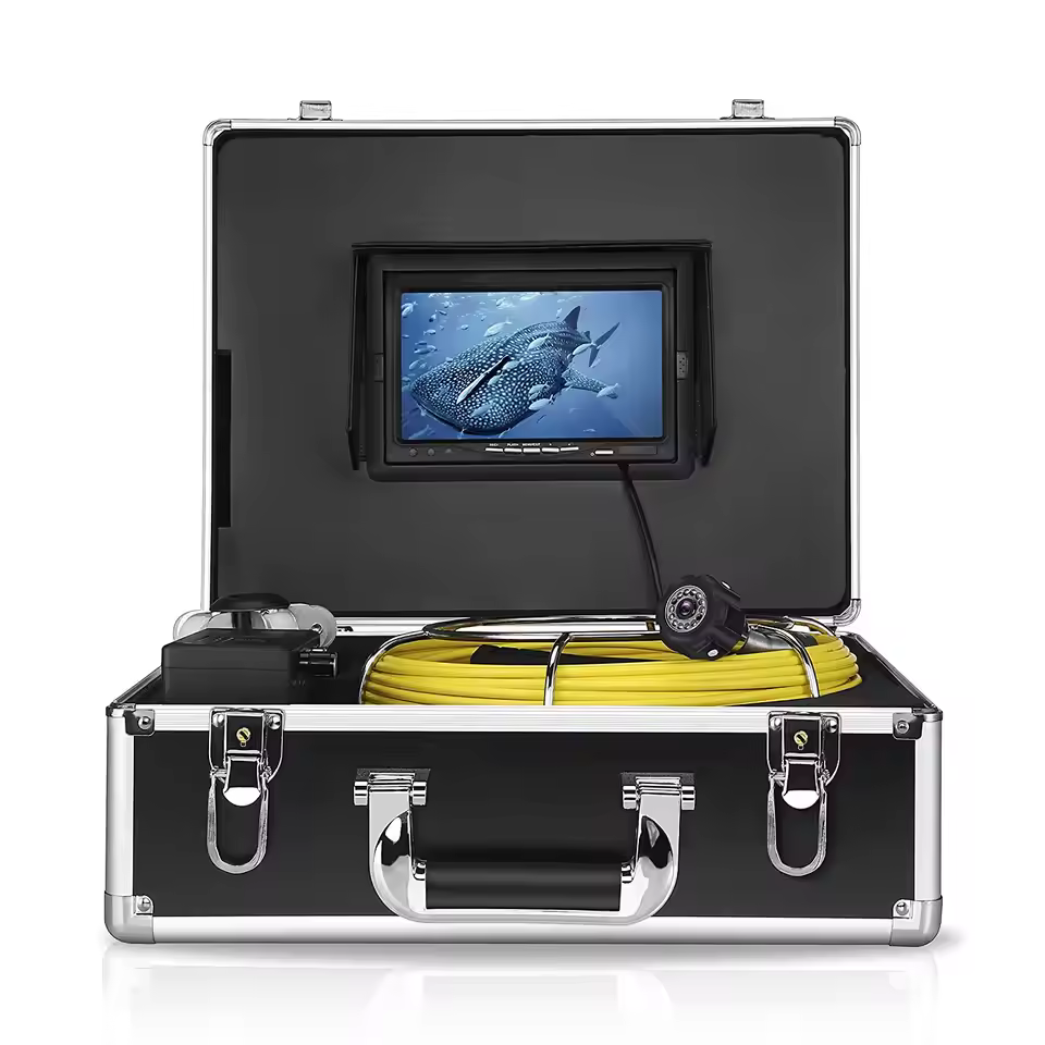Eyoyo 30m 98ft Drain Sewer Industrial Endoscope Video Plumbing System 1000tvl Dvr Recorder Snake Cam With 7 Inch Lcd Monitor
