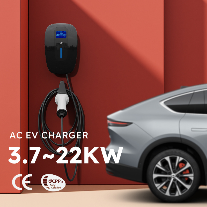 OEM Smart EV Charger with RFID Card/WiFi/APP/Ocpp for Home and Commercial Use