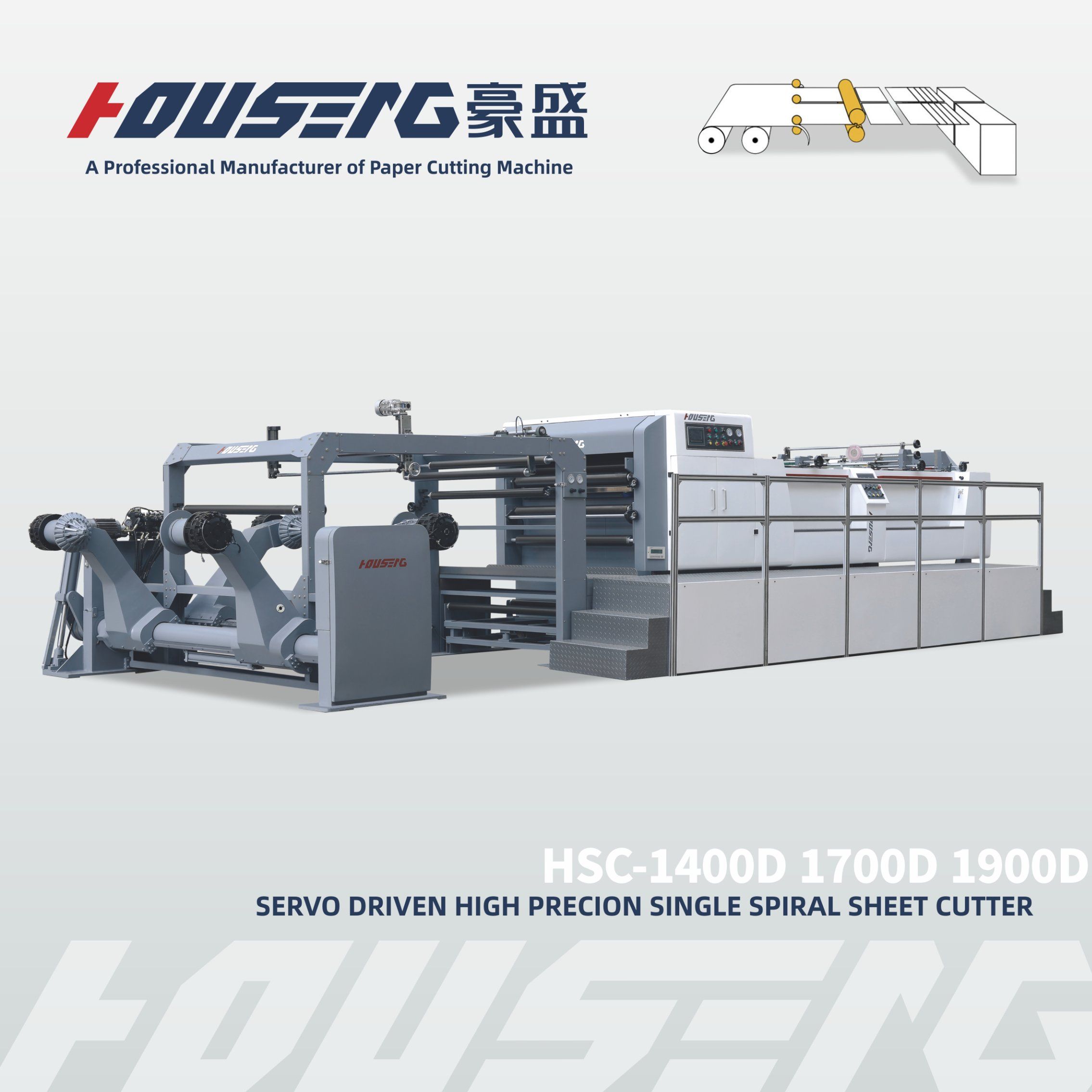 Factory Direct Sale Roll Paper Cutting Machine