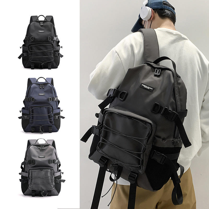 OEM Nylon Light Weight Casual Sports Backpack for Men, Low MOQ Outdoor Traveling Backpack