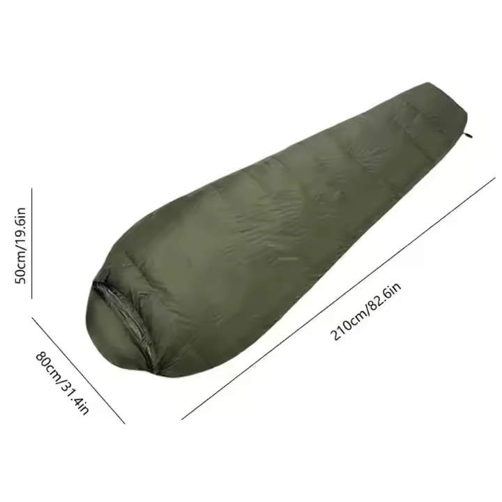 800g Winter Polyester Nylon New Lightweight Waterproof Adult Mummy Camping Sleeping Sackcamping Outfits Sleeping Bag A0140