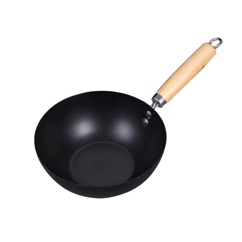 Stone Grain Non-Stick Small Wok, Household Non-Stick