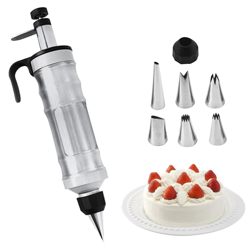 Manual Batter Dispenser Cookie Press Molds Biscuit Maker Baking Tools Esg18305