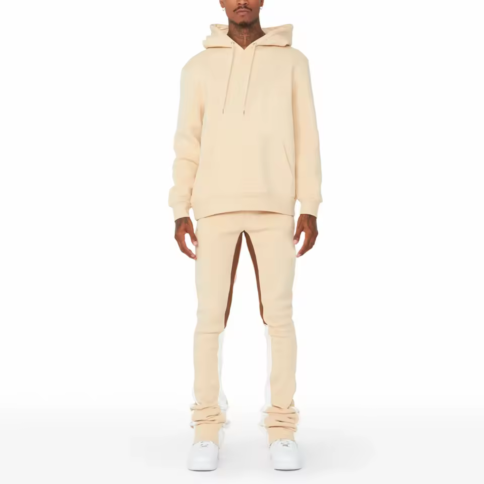 Premium Quality Newest Style Men Flared Tracksuits New Arrival Professional Made Men Flared Tracksuits Set