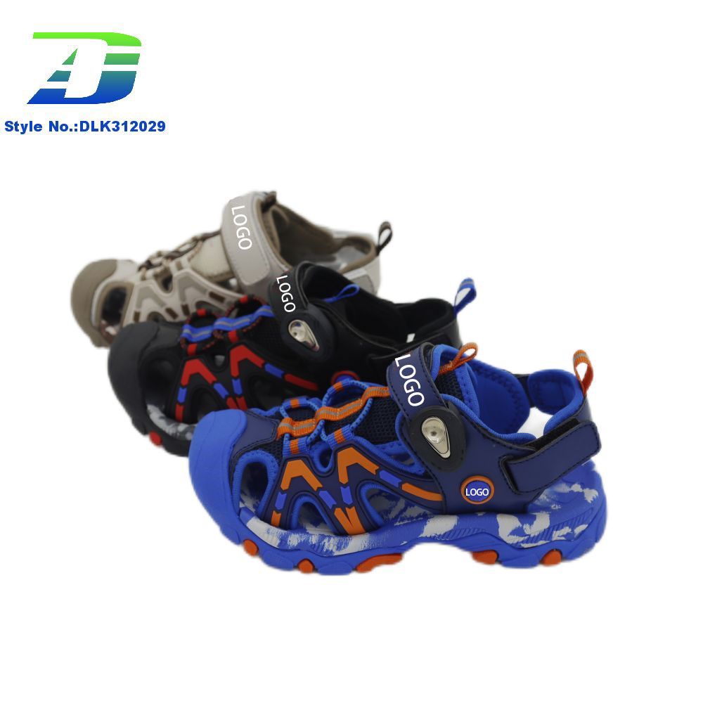 2024 Summer New Outdoor Flat Beach Shoes for Boys and Girls Casual Sandal