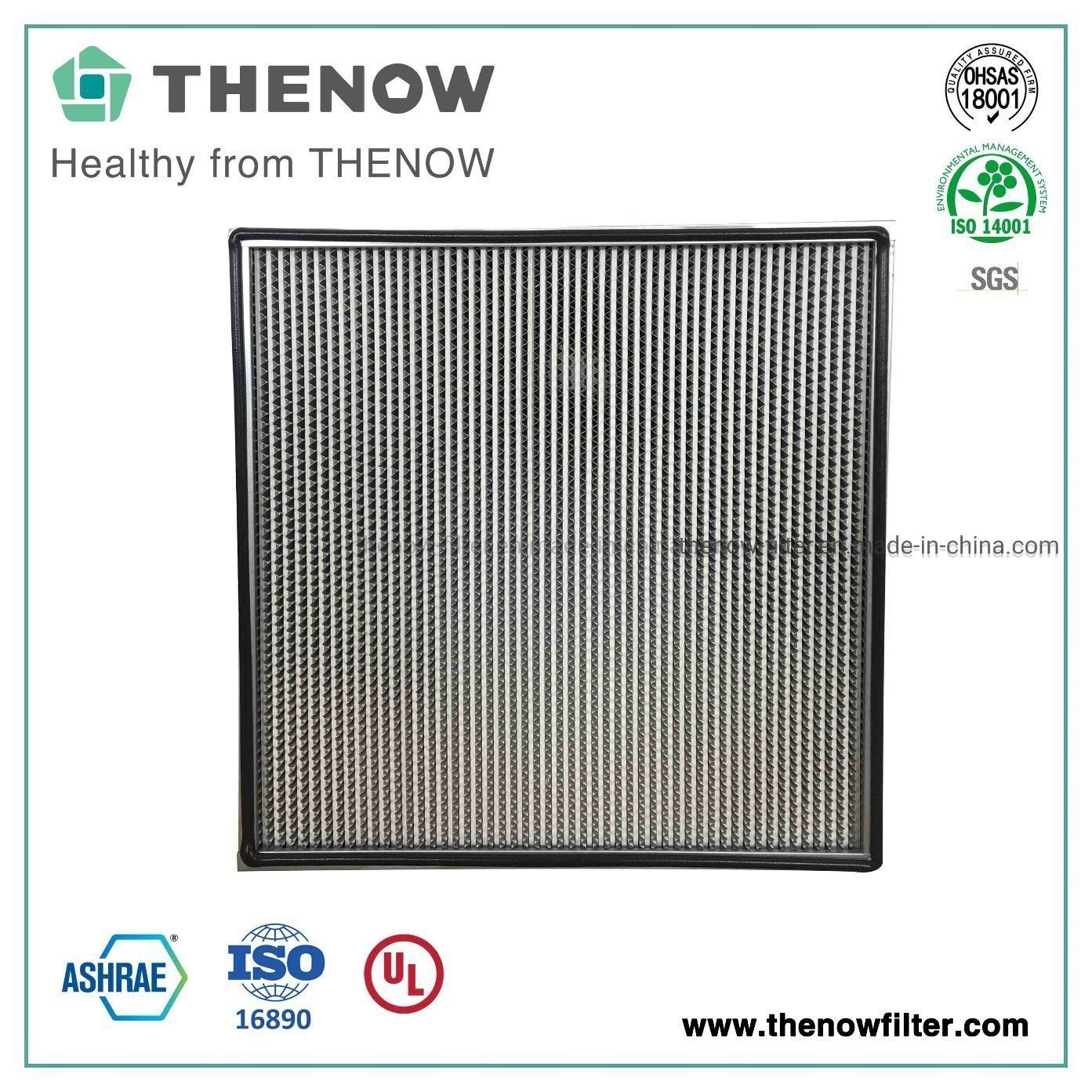 H13/H14 Deep Pleated HEPA Box Filter for Hospital