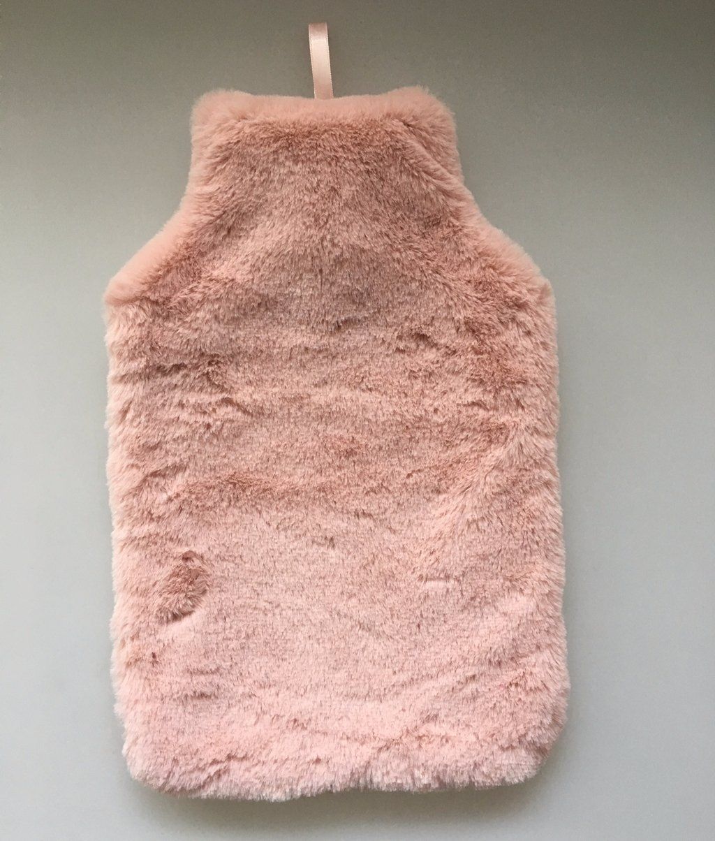 Cony Hair Feeling of Plush Cover for Hot Water Bottle