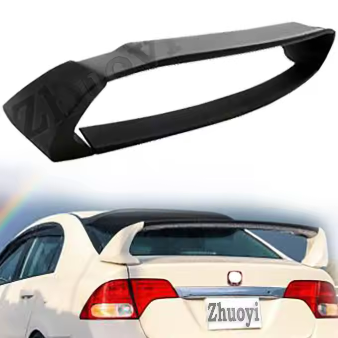 Gt Style Trunk Wing Spoiler Abs Rear Spoiler Deck Lip Wing Body Kit For Honda Civic 2006-2011 8th Gen Fd2 Type R Accessories