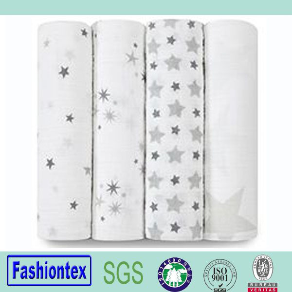 High Quality Wearable Burp Cloth Muslin Swaddle Newborn Cotton Blanket