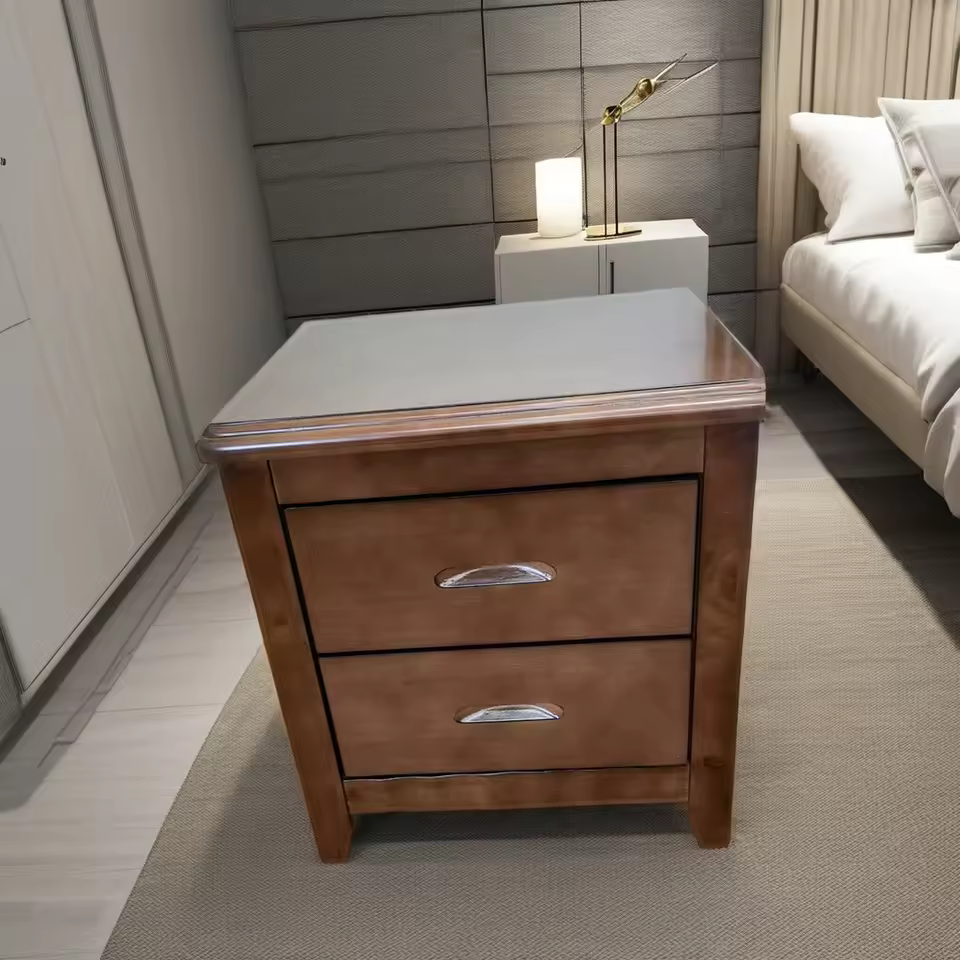 High Quality Modern Industrial Vintage Antique Solid Wood Nightstand Really Cheap Wholesale For Bedroom Furniture Apartment