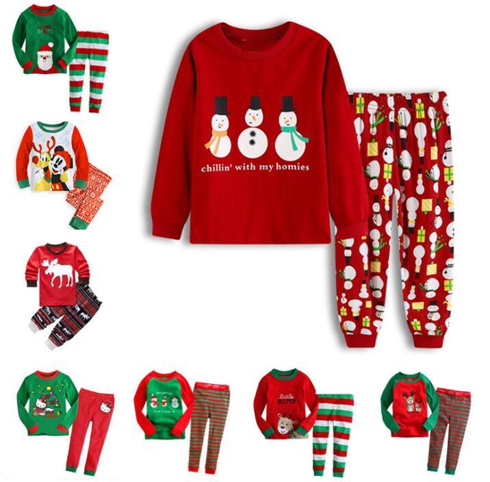 2020 New Design Christmas Pajamas for Kids Cute Children Pajamas Set Low MOQ Wholesale