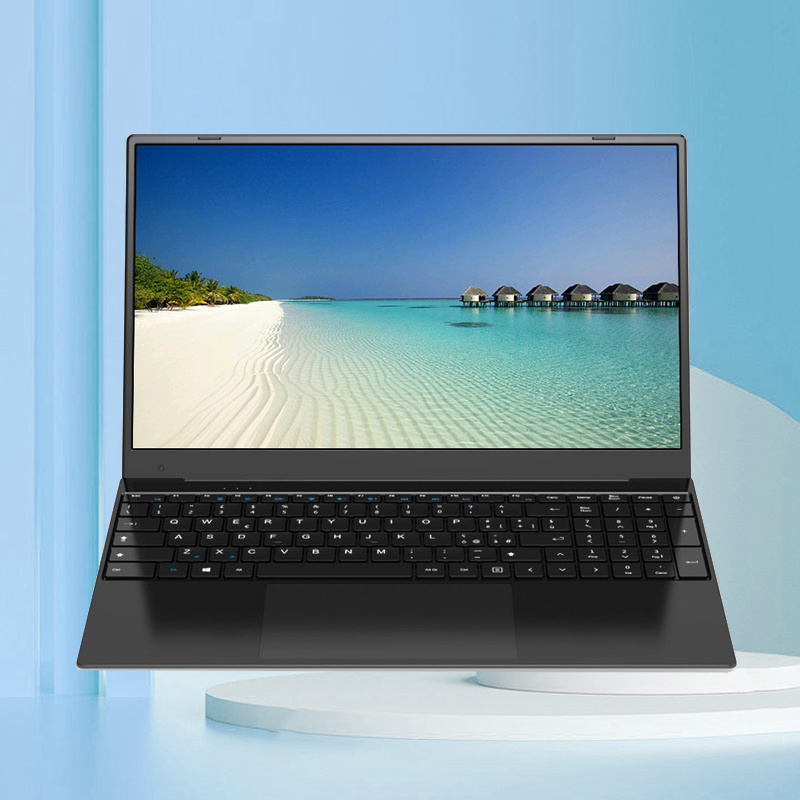 Hot Sale 15.6" Eye Care Glass Screen Metal Laptop with Independent Numeral Keypad 8GB+256GB Computers