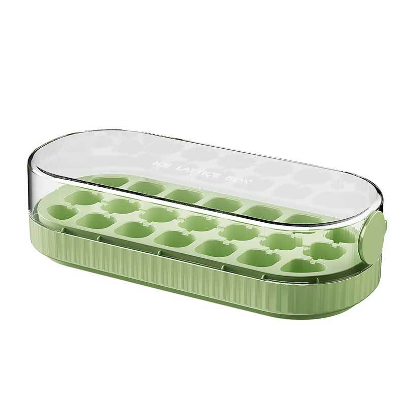 Practical Low Price Hot Selling One Button Press to Release The Ice Cubes Silicone Ice Cube Mold Food Grade Plastic Ice Cube Mould