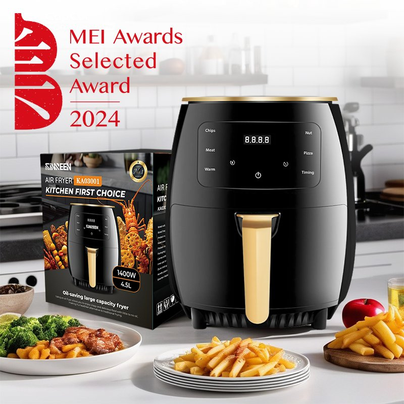 Silver Crest New Products Household Kitchen Smart Home Appliance Industrial Hot Electric Digital Airfryer Pressure 4.5L 6L Electric Deep Air Fryer Without Oil