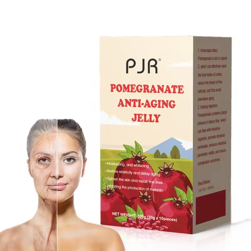 OEM Anti-Aging Collagen Peptide Jelly Stick Skin Whitening Reduces Wrinkles Pomegranate Extract Collagen Jelly Stick