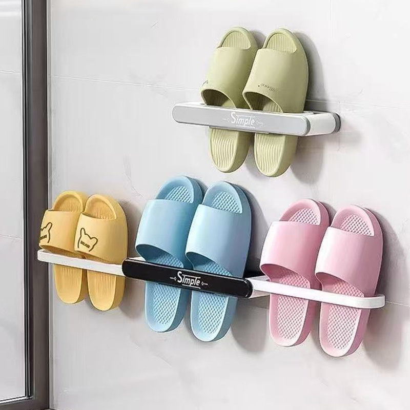 Black Hanging Shoe Slots Storage Box Organizer Wall-Mounted Shoe Organizer