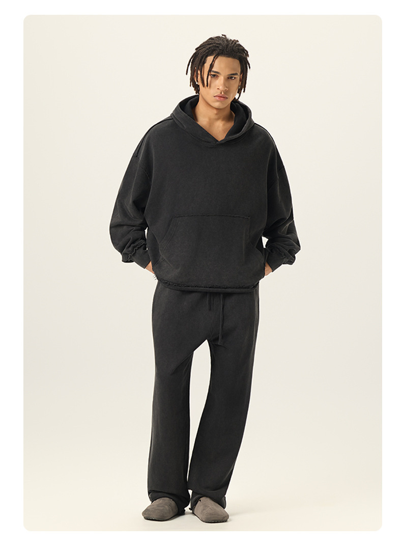 420g Heavyweight Cotton French Terry Hoodie & Jogger Set