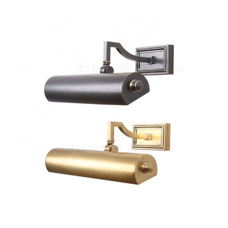 Best Selling Decorative Indoor Picture Lighting Wall Mounted Sconce Used for Restaurant Pure Brass Wall Picture Lamp Light LED