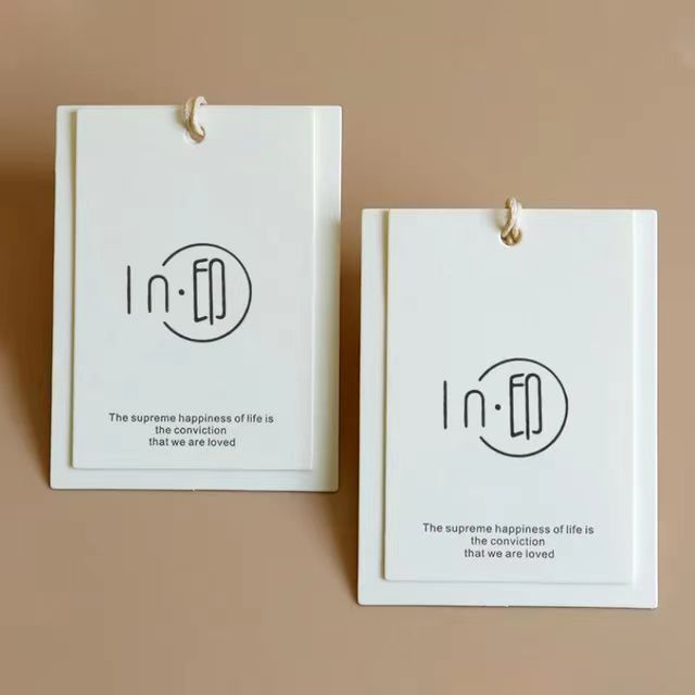 Garment Paper Pin Metal Brand Tags Labels for Women Shoes