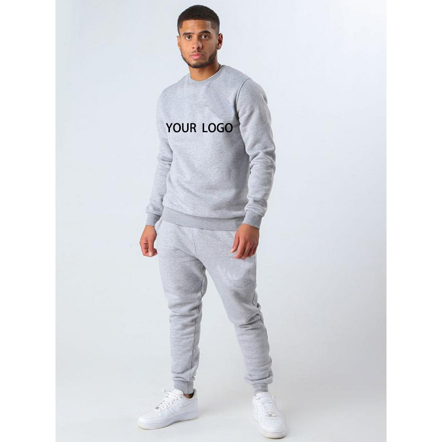 Stylish Men's Active Pullover Hoodie and Jogger Set for Everyday Wear