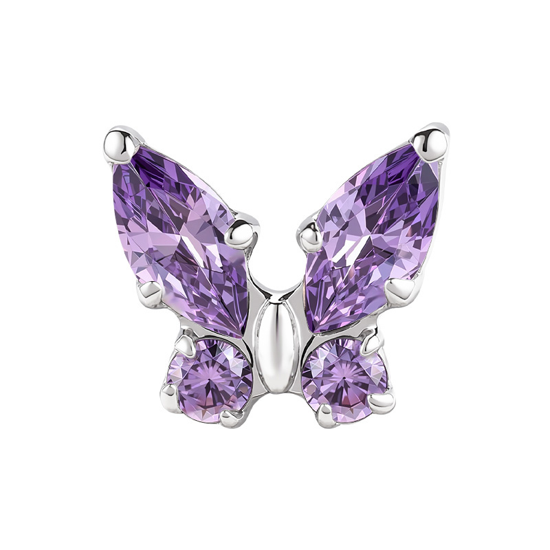 Titanium Butterfly Lip Stud Labret Body Piercing Jewelry for Engagement Party Wedding Gift