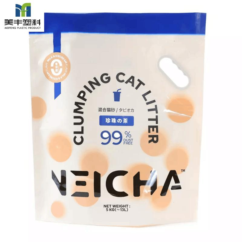 Direct Factory Food Grade Aluminized Cat Food Stand up Ziplock Pouch