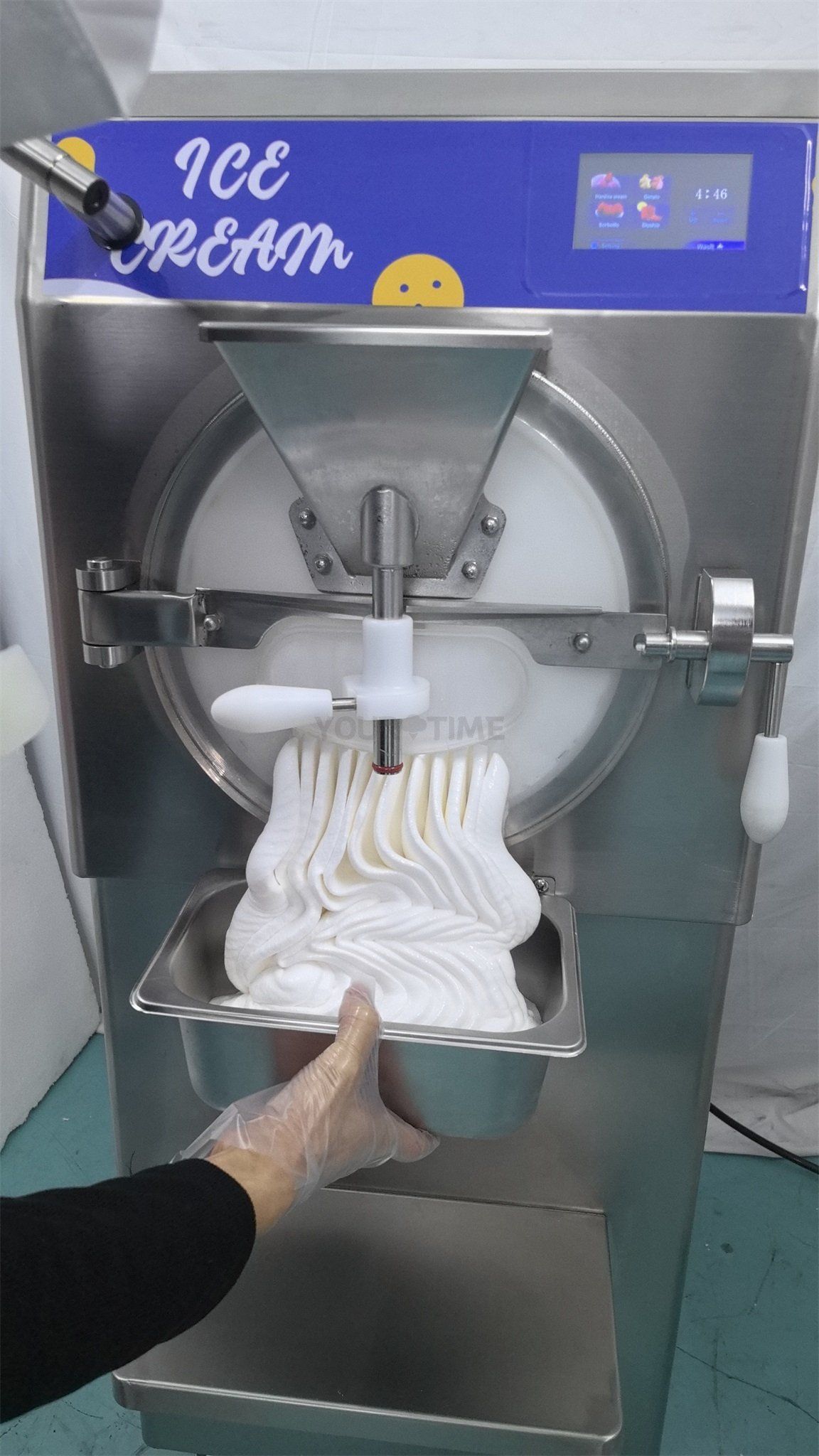 Yourtime Automatic Cheap Hard Ice Cream Making Machines Homemade Ice Cream Machine for Bakery Equipment