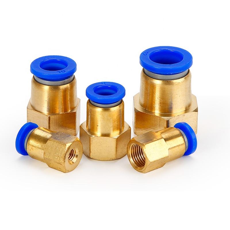 Pneumatic Air Fitting PCF Pneumatic Straight Connector Air Tube Connector PCF6-M5 PCF6-01 PCF6-02 PCF6-03 Push in Fittings