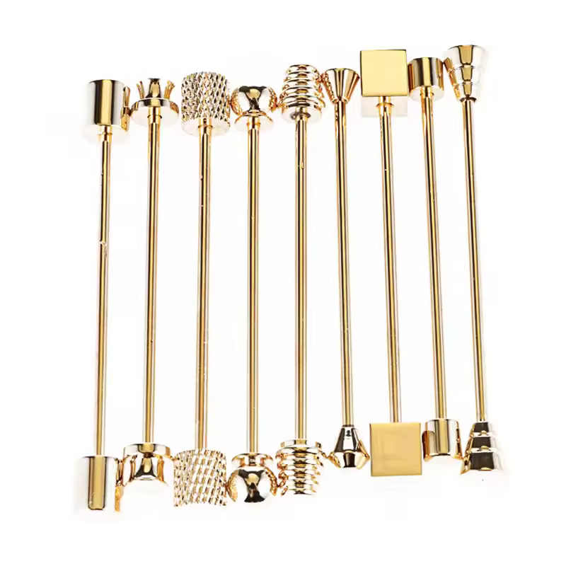 Wholesale Gold Plated Premium Collar Pin Men's Suit Shirt Fashion Accessory Wedding Tuxedo Trendy Jewelry Collar Stay Gift Set