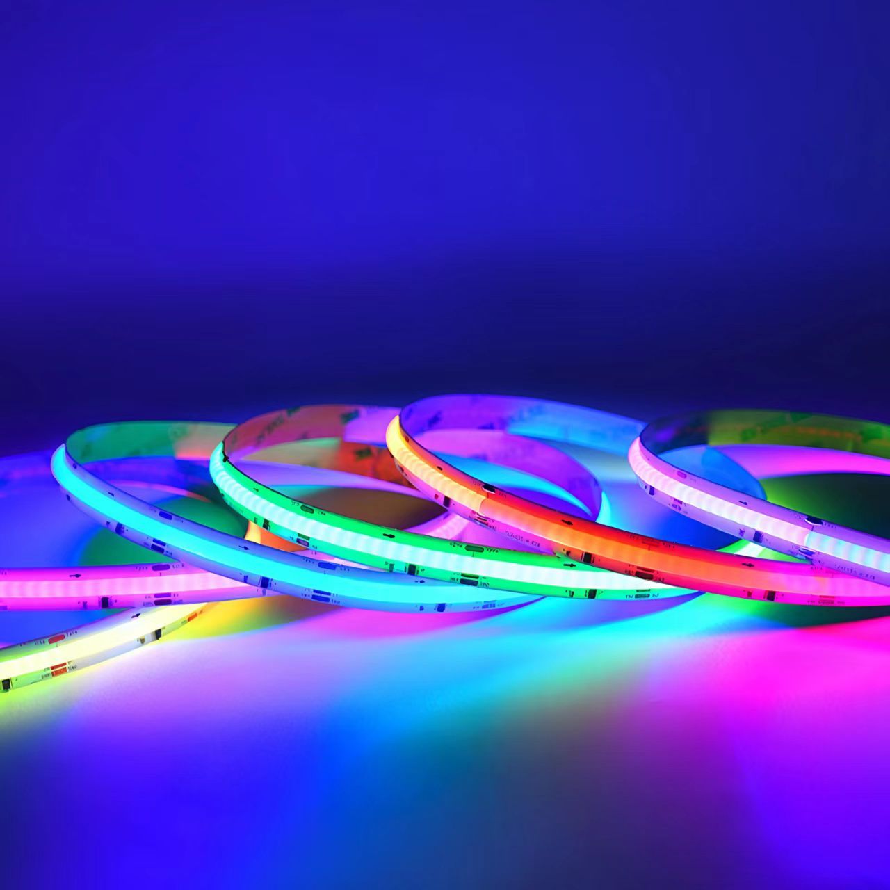 Addressable Rgbic 12V/24V RGBW COB LED Strip 320LEDs/M Smart Commercial Lighting