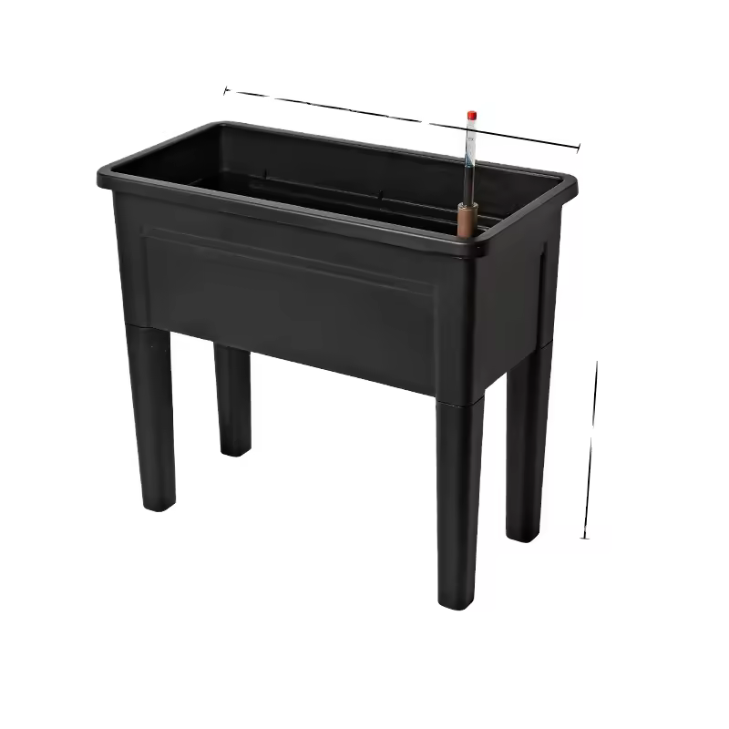 Latest Home Balcony Planter For Growing Tomatoes Strawberries Spring Onions Coriander Self-absorbent Flower Planing Happiness