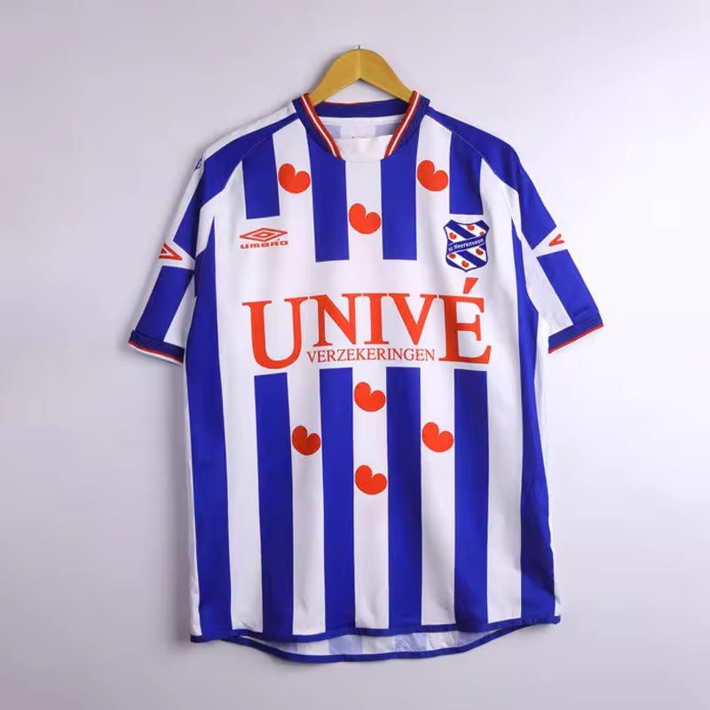 Premium Quality White And Blue Stripes Sublimation Home Away Retro Soccer Jerseys Sublimation