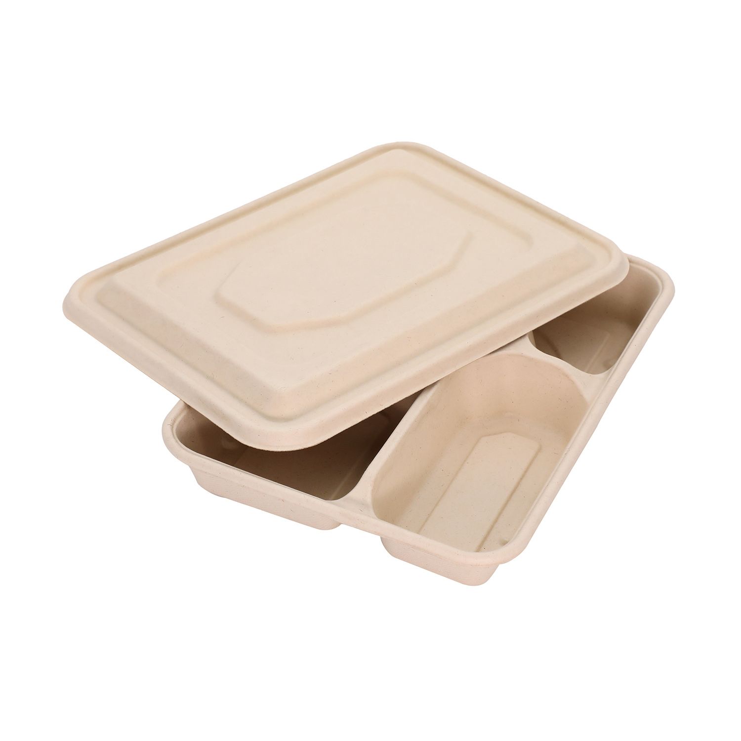Manufacturer Sugarcane Bagasse Food Packaging Eco Friendly Biodegradable Take Away Lunch Box