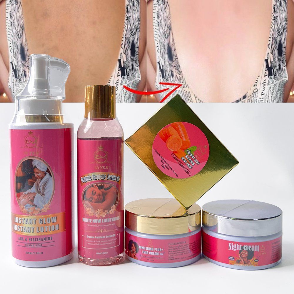 Carotene Skin Whitening Iuminescent Skin Care Set Private Label OEM/ODM Deep Moisturizing Care Beauty Salon Line Products