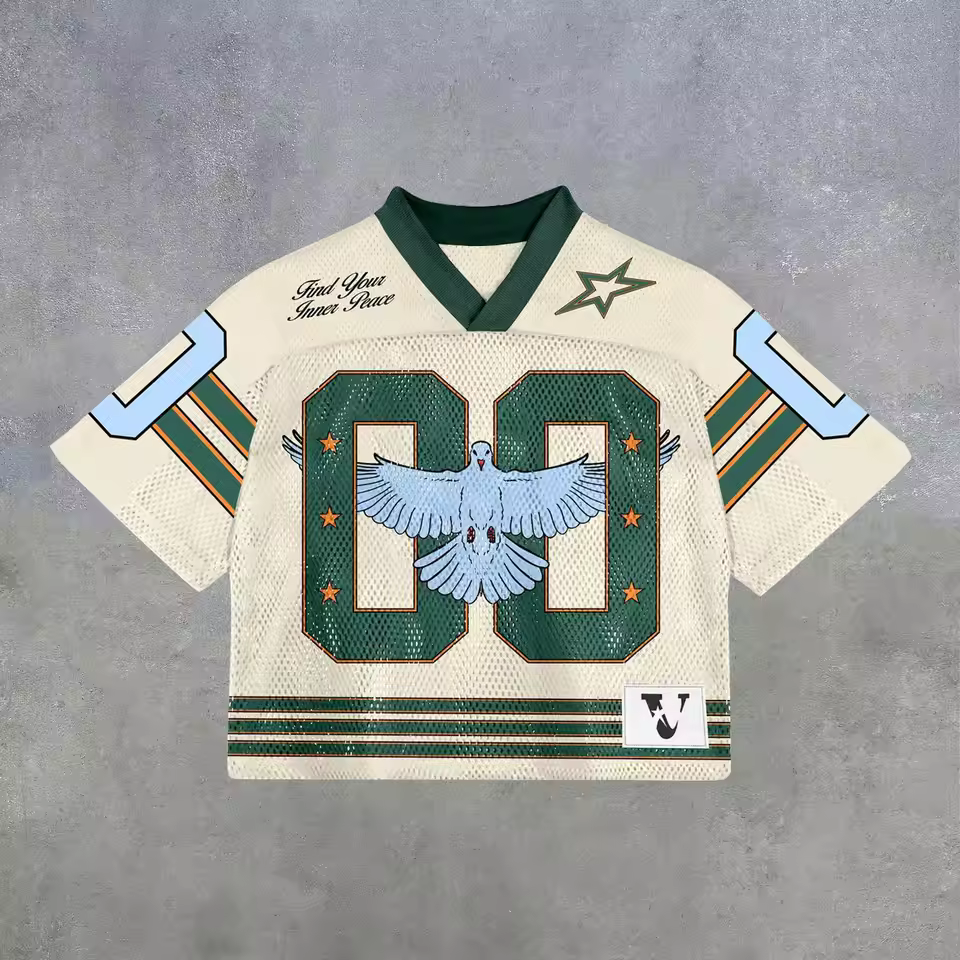 2024 Latest Oversized V-neck American Vintage Style Boxy-fit Soccer Jersey Authentic Soccer Jerseys