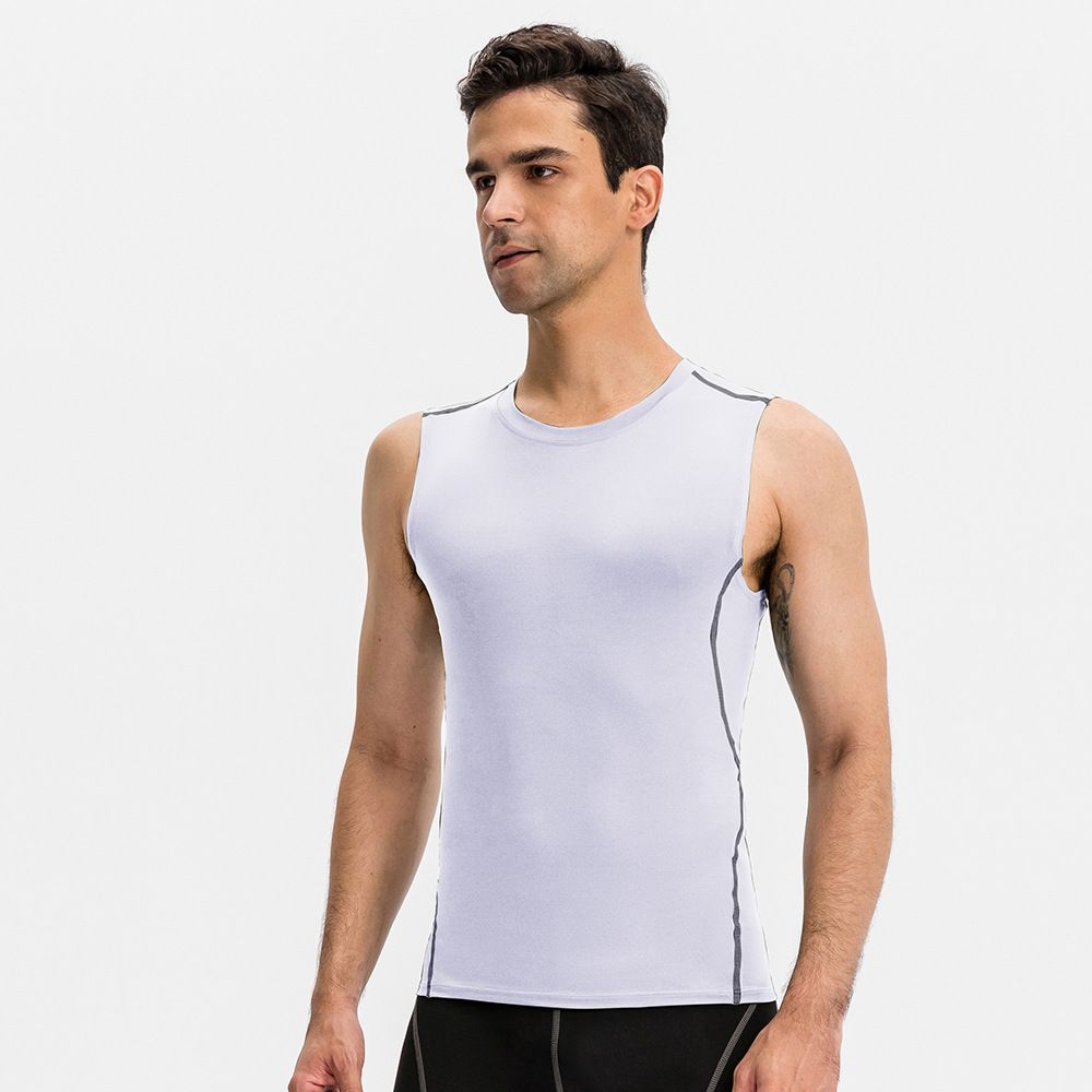 Man Fitness Sleeveless Tank Top Quick Dry Workout Vest Gym Sport Vest