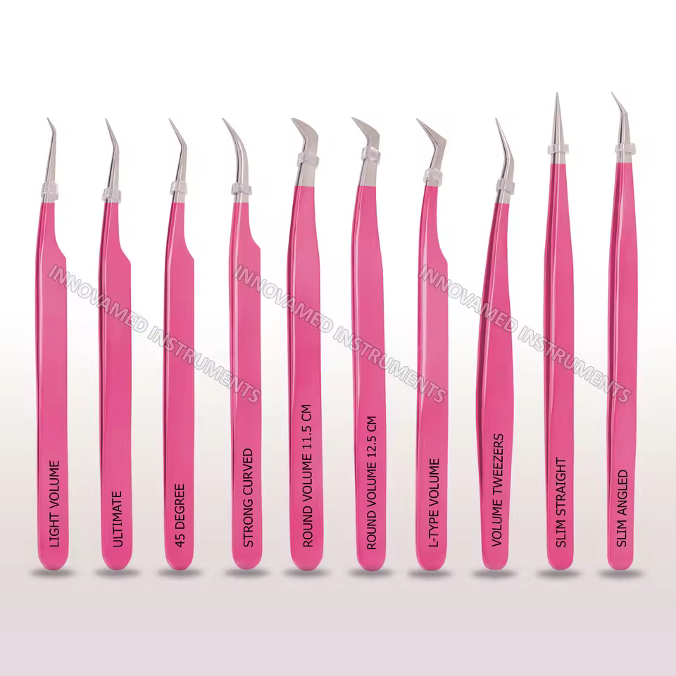 Stainless Steel Pointed Tip Magnetic Case For Eyelash Extension Tweezers Wholesale