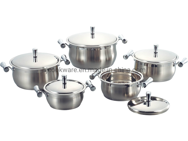 10PCS Stainless Steel Kitchen Utensils with Stainless Steel Lid